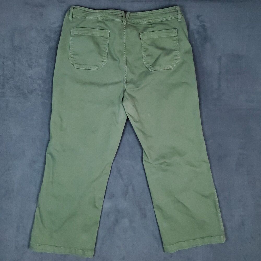 Vineyard Vines Pants Womens 36 Green High Rise Wide Leg Casual Stretch Modern - Picture 2 of 14